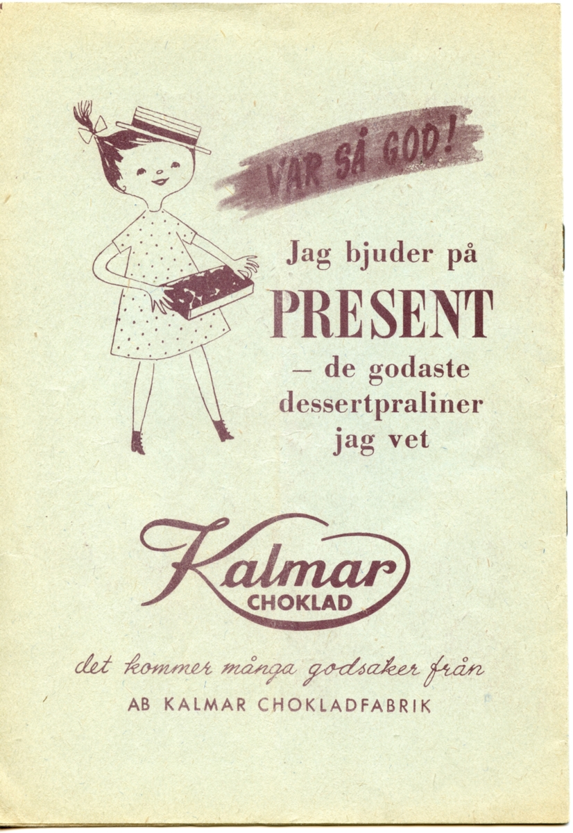 Program för Centraloperetten med Malmö Stadsteaters uppsättning av "Läderlappen" (okänt årtal). Innehåller information om föreställningen och reklam.
