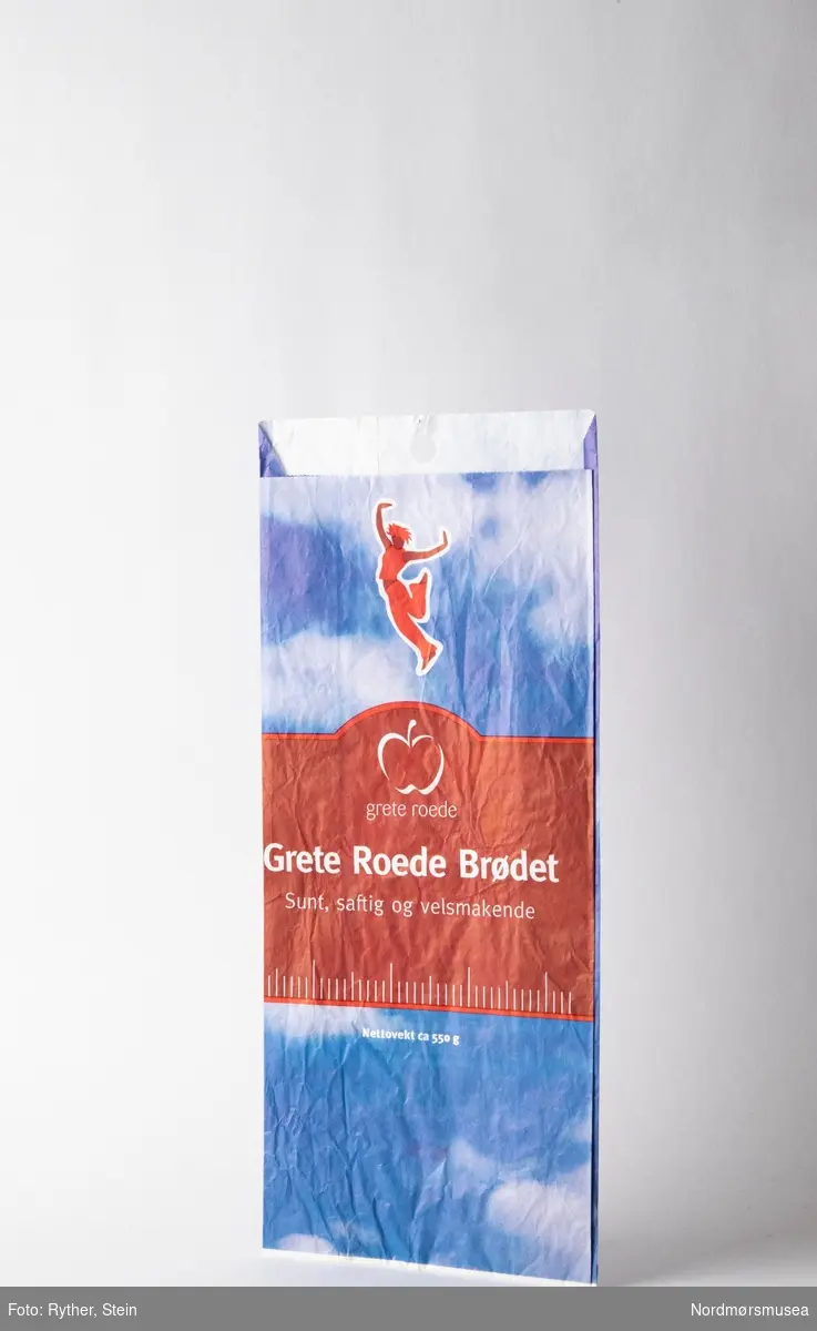 Papirpose for Grete Roede Brødet