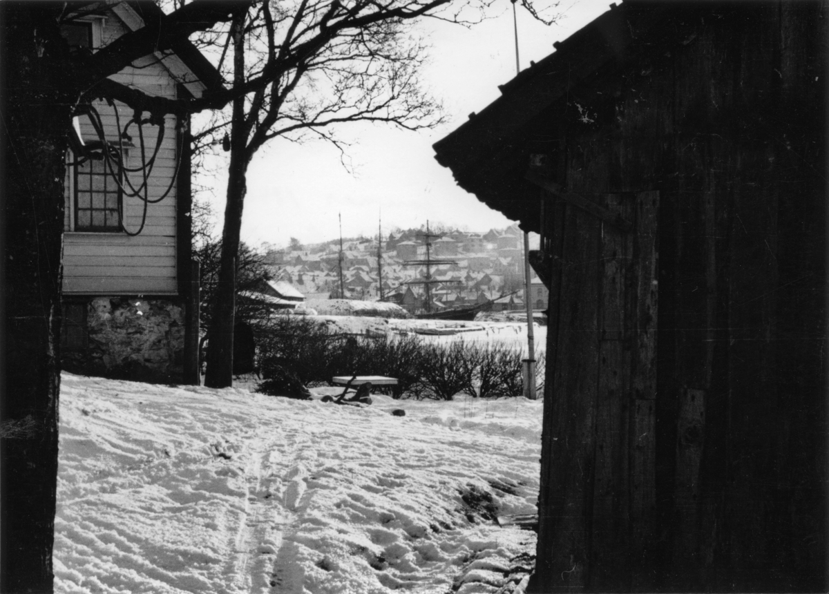 Fra Havsøystrand, januar 1940.