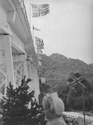 Åpning av Eigerøybroen, 20. august 1951.