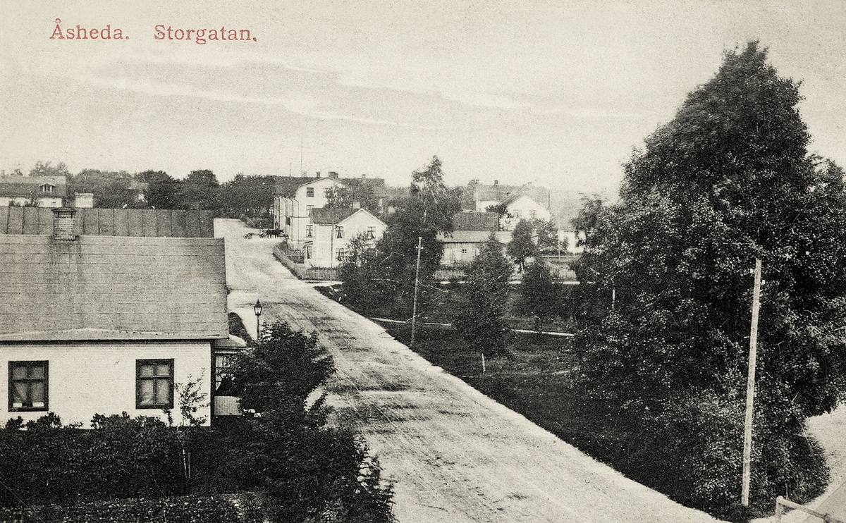 Storgatan, Åseda 1913.
