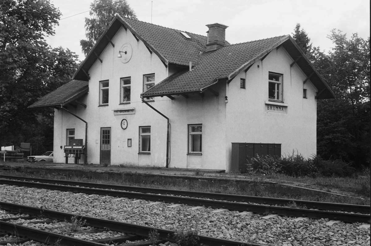 Stationshus, Vangsby 1:24, Vänge socken, Uppland 1982