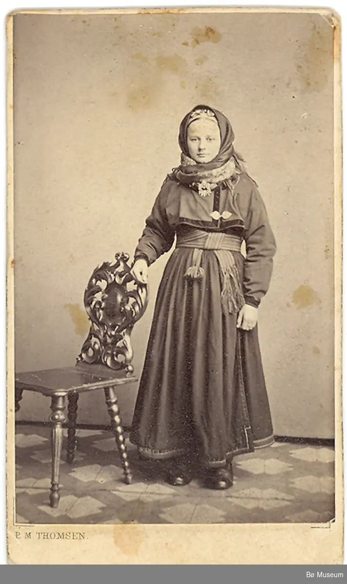 Portrettforo av Bergit Gunnulvsdotter Borgen (1849-1867) 