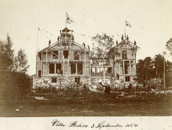 Villa Retiro under bygging 03.09.1874.