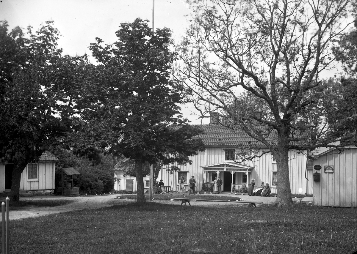 Länsman Eksands gård i Berg, Slätthög, ca 1890-tal.