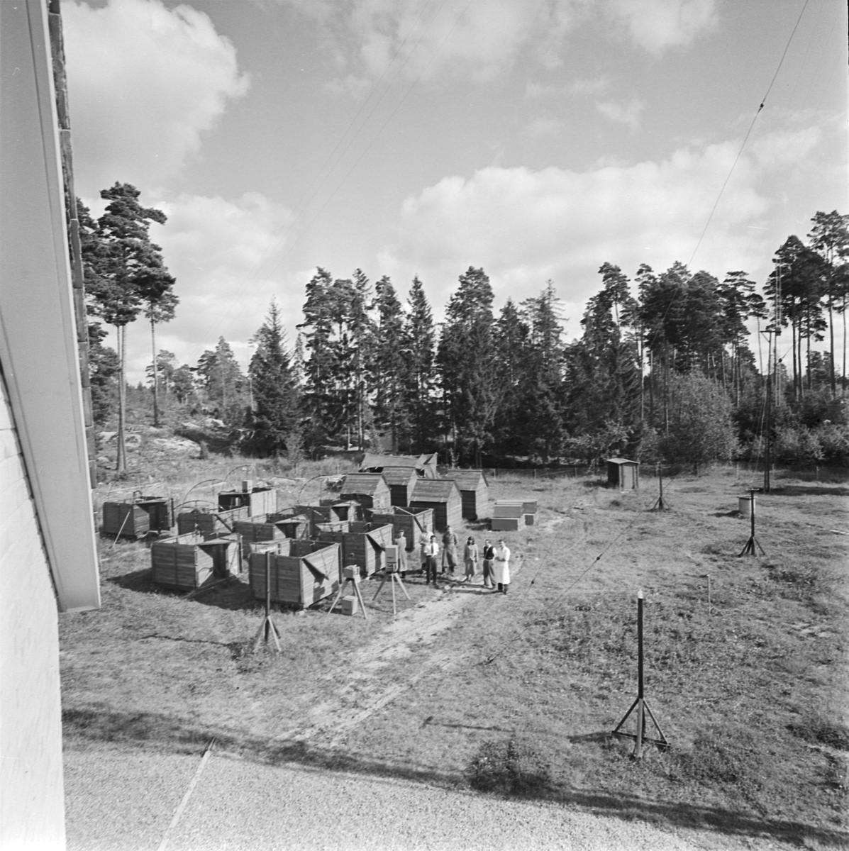Jonosfärobservatoriet, kameror, Uppsala 1956