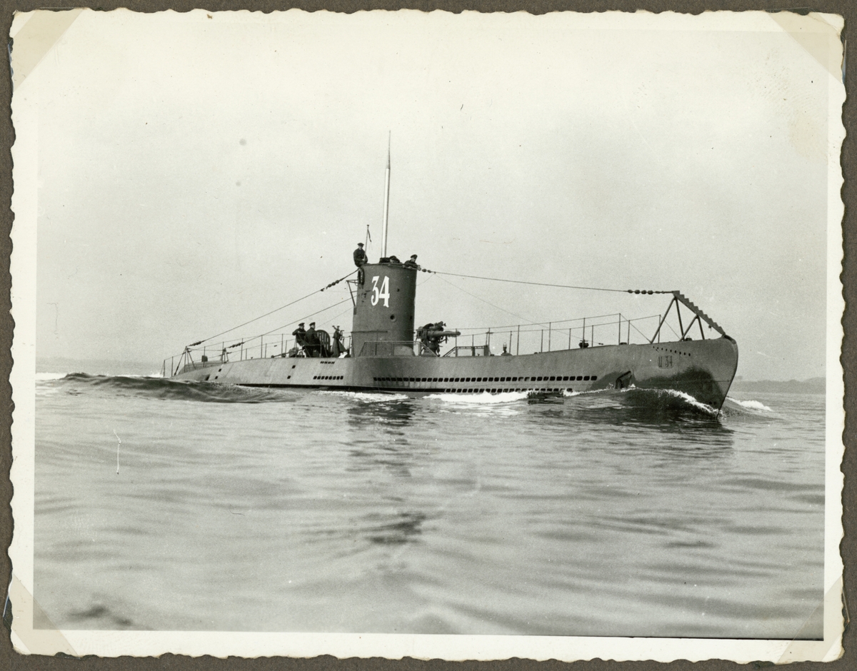 En tysk ubåt av typ VII A som byggdes för den tyska "Kriegsmarine" före andra världskriget.
