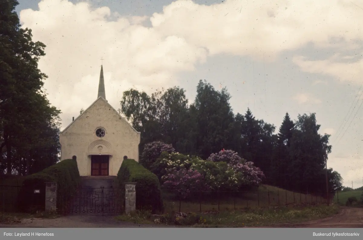 Gravkapellet ved Haug kirke 1960