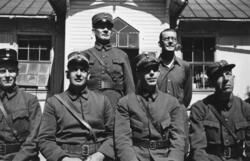 Krigsinternerte soldater i Filipstad, Sverige 1940. Muligens