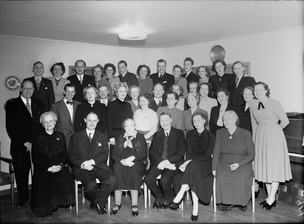 Anställda på Ågren & Krell, Uppsala 1950