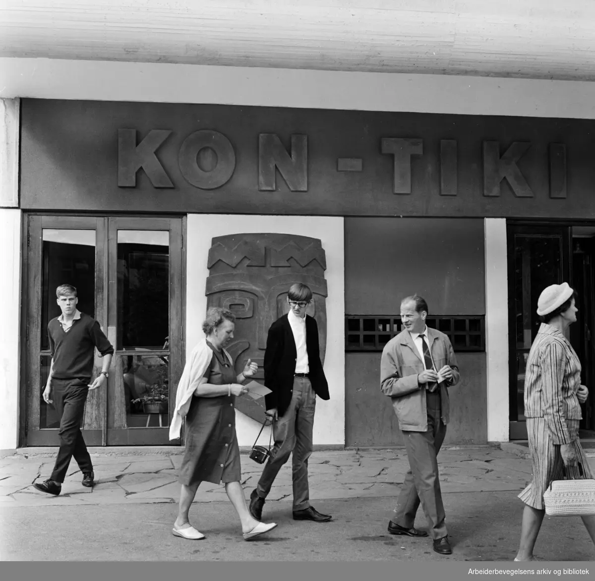 Kon-Tiki-huset på Bygdøy. August 1966