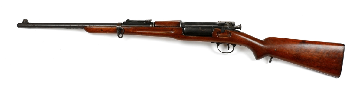Gevær, rifle, repeter, 
Krag-Jørgensen Kavalerikarabin M/1895 6,5 mm.