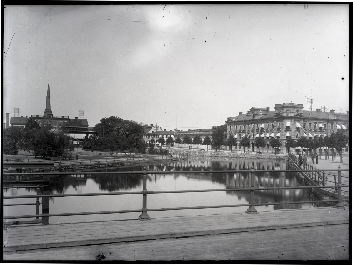 Utsikt från Slottsbron, Västerås.