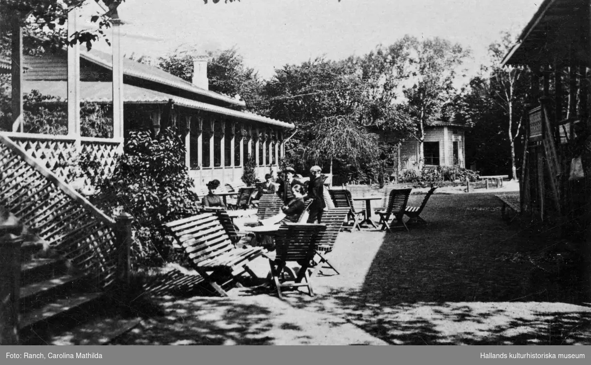 Pehrssonska trädgården, kv Trädgården 6, troligen under 1890-talet.