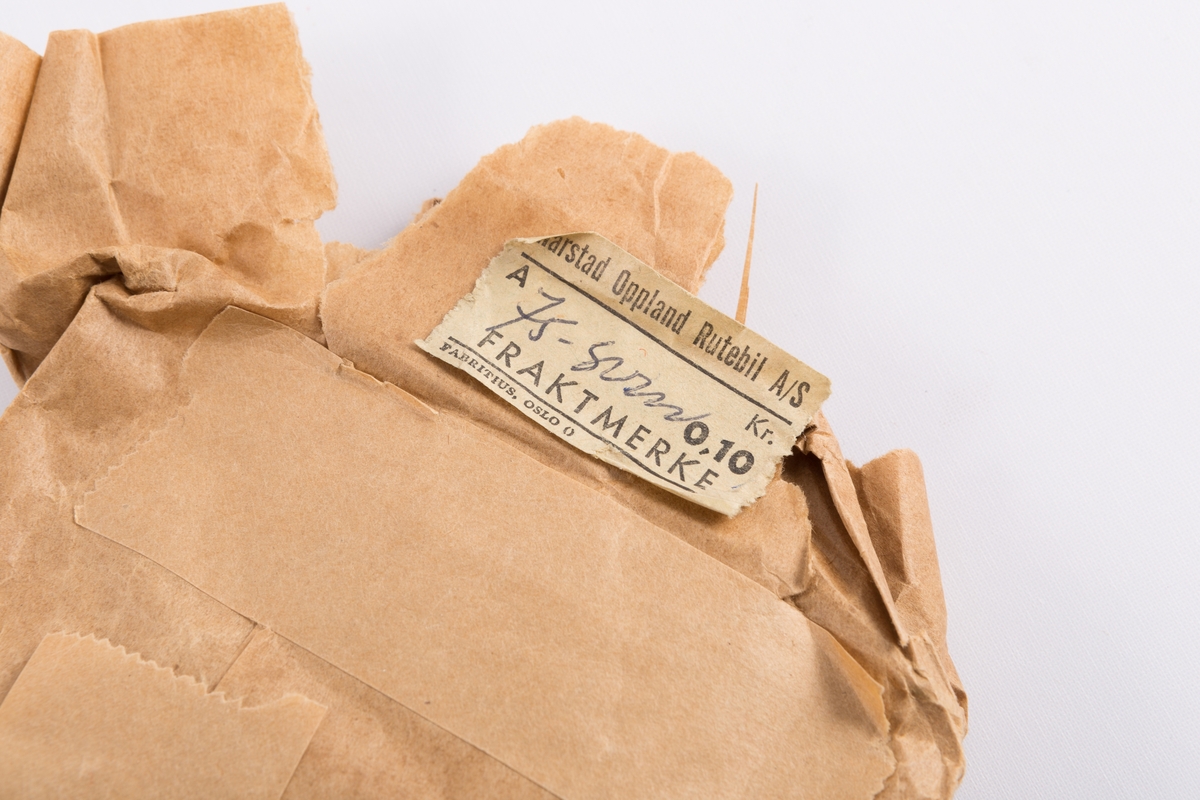 Fraktmerkene ble brukt som betalingsbevis for gods. Rullebilletter i originalembalasje. Ukjent antall ruller