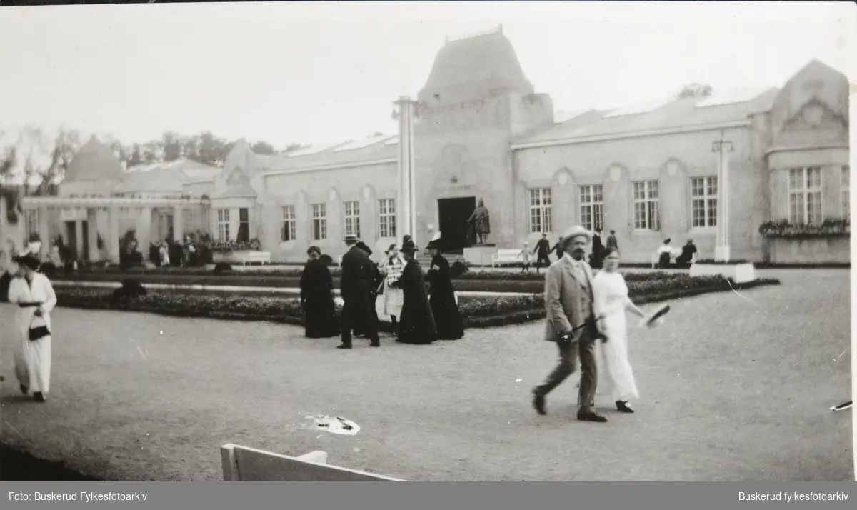 Jubileumsutstillingen på Frogner i 1914. Utstillingsbygningen