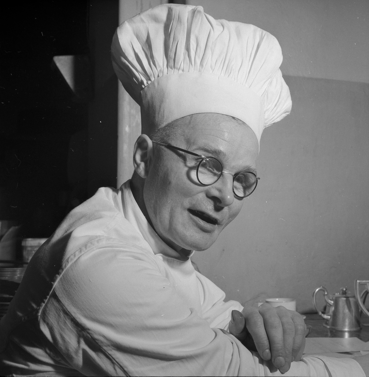 Otto Jahns, kjøkkensjef på Britannia