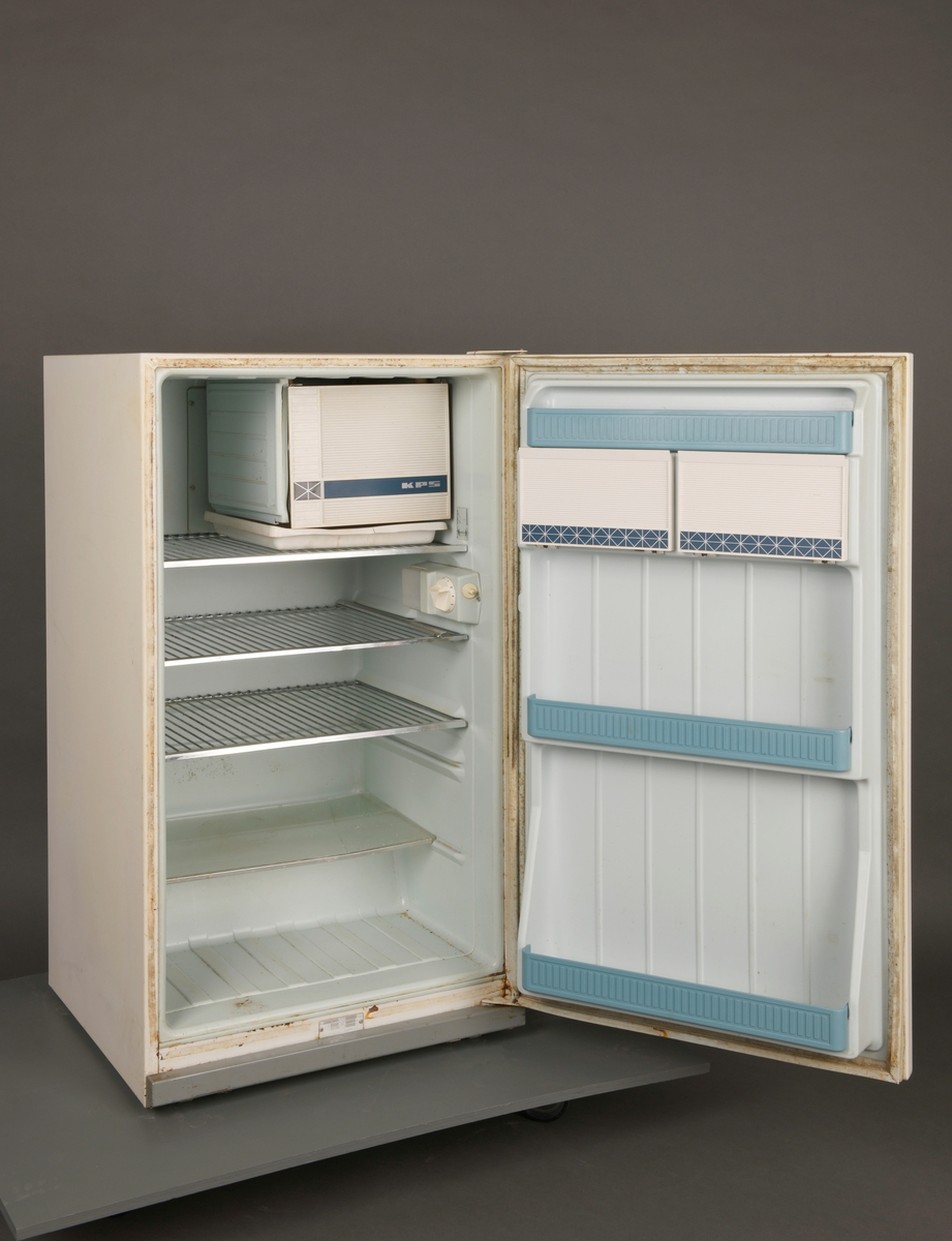 Kjøleskap fra 1970-tallet.