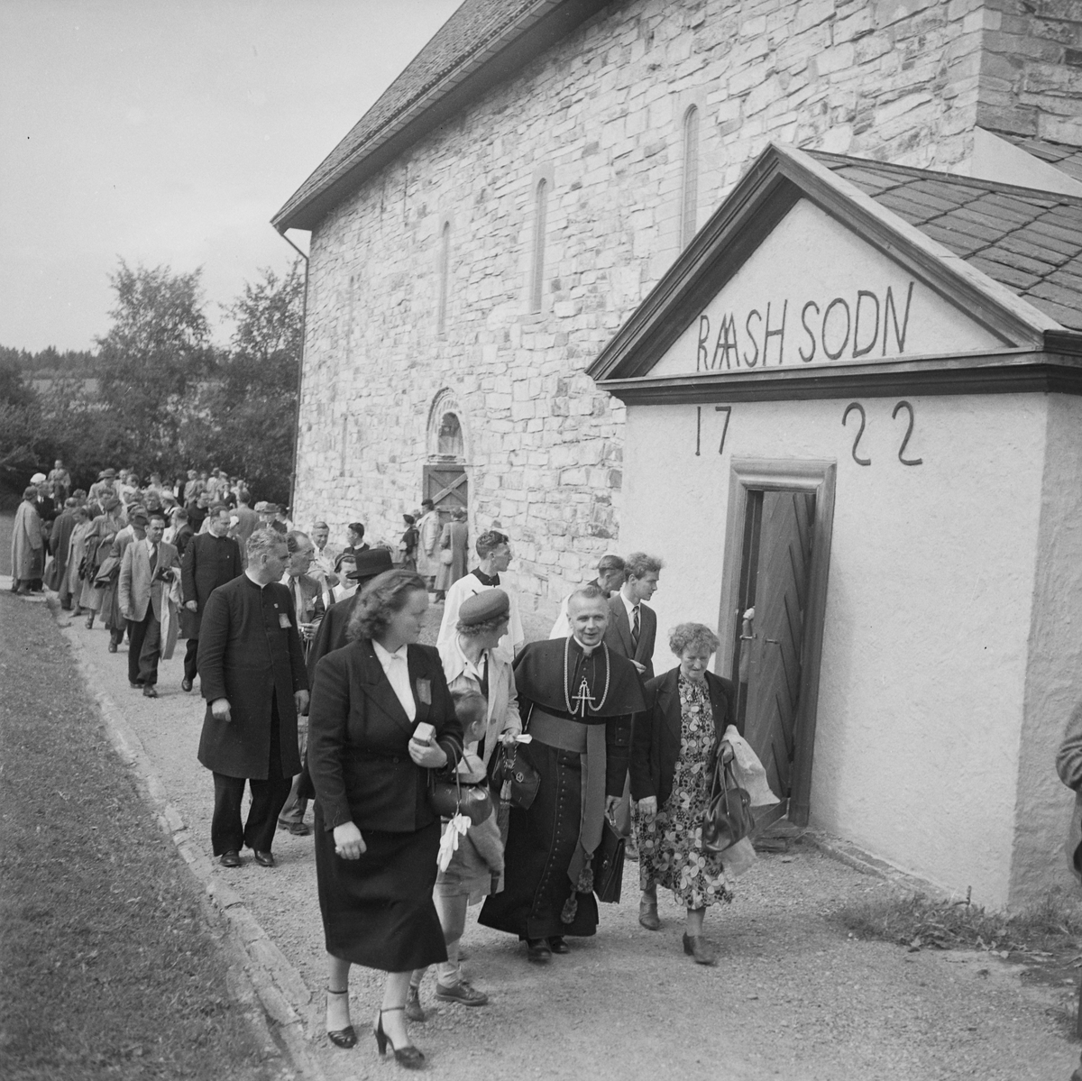 Kirkejubileet 1953. Katolikker på Stiklestad