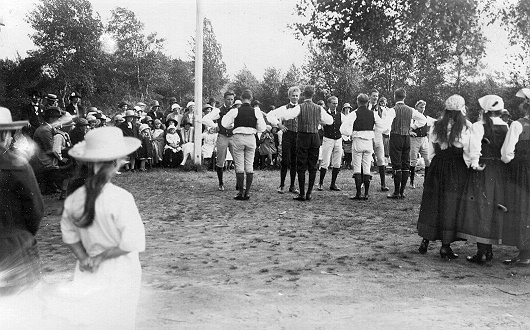 Hembygdsfest vid IOGT- logen i Hedared år 1926.