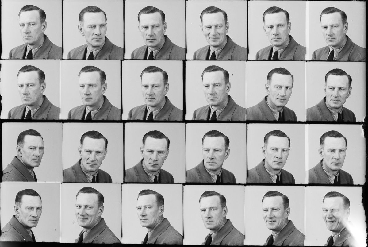 Holger Nelander från Harg socken, Uppland, 1937