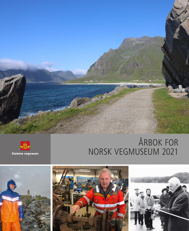 Forsiden av årbok for Norsk vegmuseum 2021.