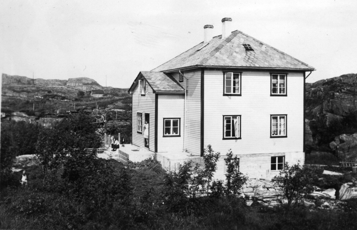 Bustadhus på Selstø etter gjenreisinga.