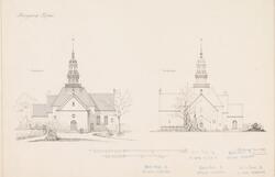 Borgund Kirke [Arbeidstegning]
