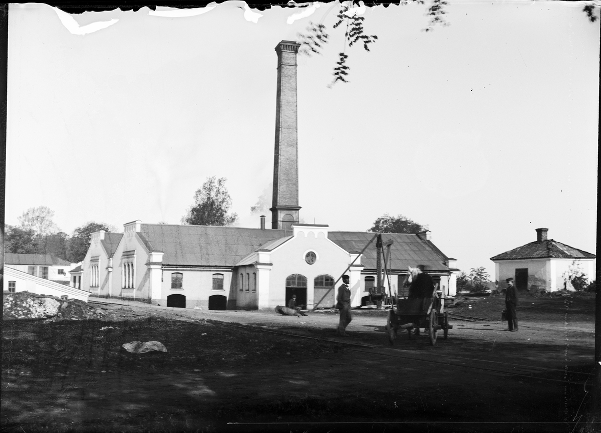 Gimo bruk, Skäfthammars socken, Uppland omkring 1904