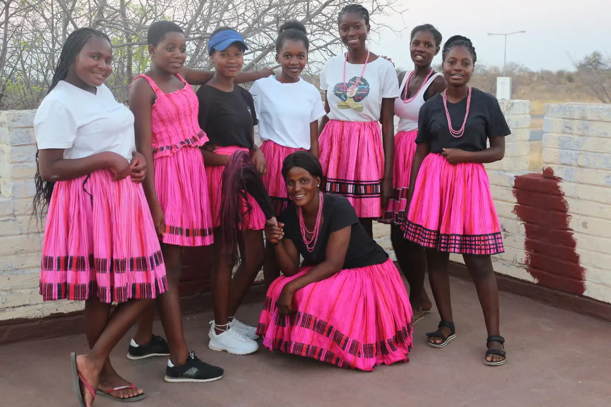 Foto fra Cultural Village i Tsumeb, Namibia, og feiringen av Heritage Week i 2021. Foto: Asino WN