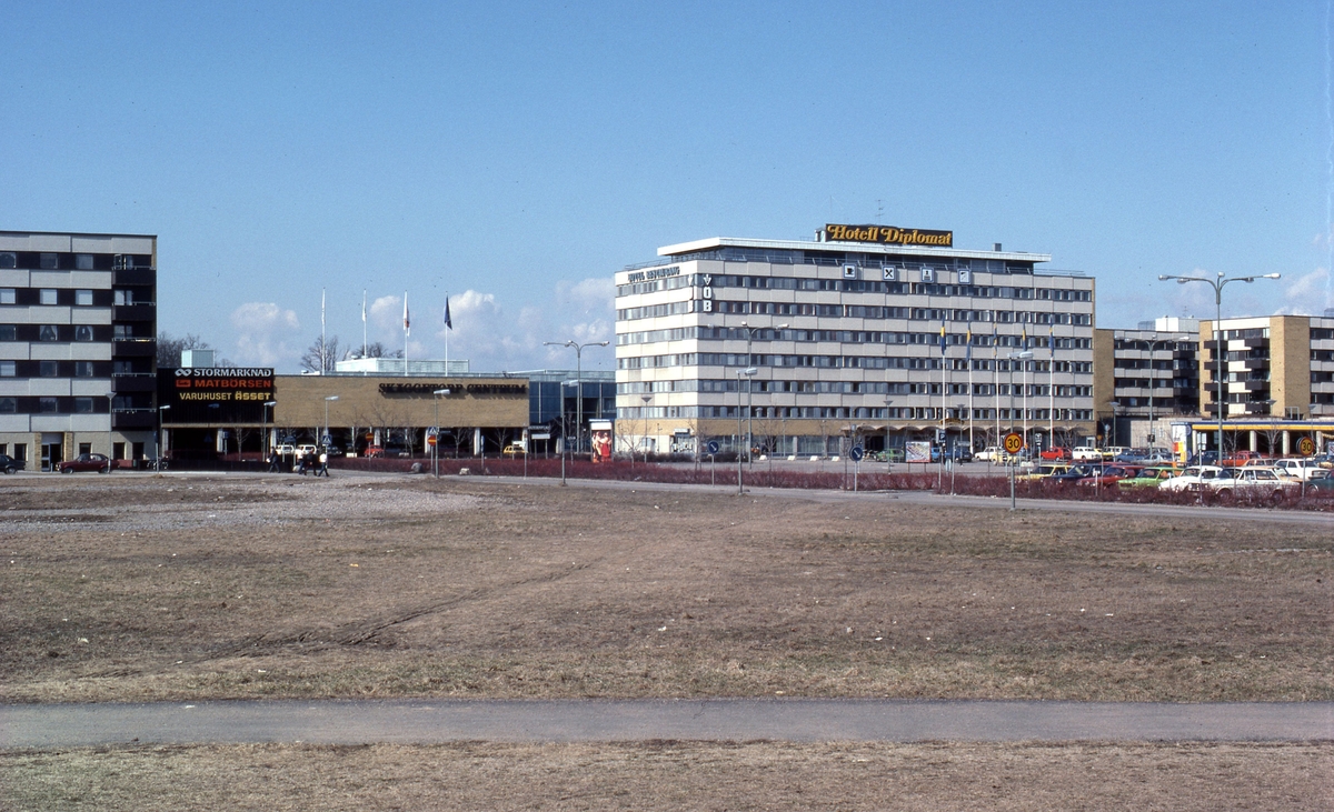 Kvarteren Giraffen och Guldfisken i stadsdelen Skäggetorp. Mitt i bilden syns Skäggetorps Centrum. Skäggetorp är en stadsdel i Linköping. Den uppfördes på 1960- 1970-talet. Bebyggelsen är både bostadsrätter och hyreshus som alla är uppbyggda runt ett stort centrum. Här finns affärer, kontorshus, bibliotek, kyrka m.m. Kulturhuset Agora, som ligger i Skäggetorp, invigdes 2019. Där finns bl.a. bibliotek och plats för kreativitet som konst.