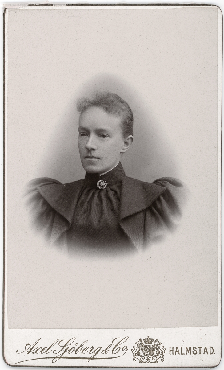Kabinettsfotografi - Anna Sonesson, Halmstad 1894