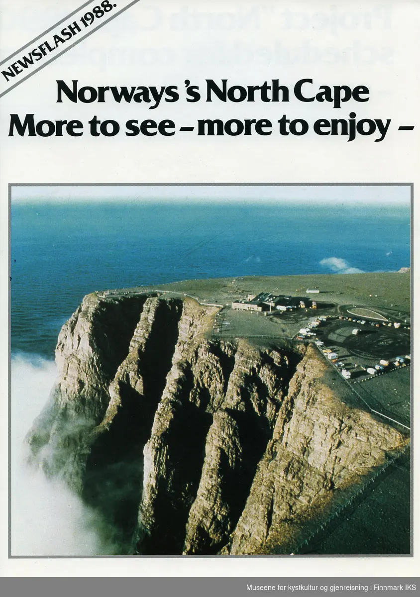 Infobrosjyre på engelsk om prosjektet "Nordkapp 1990".