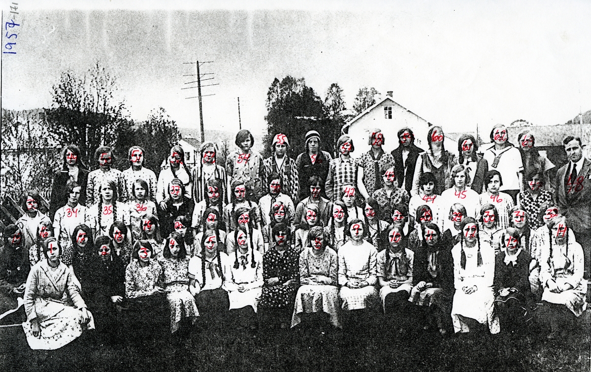 Konfirmanter - jenter, 1931