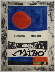 Miró Galerie Maeght 1953 [Utstillingsplakat]