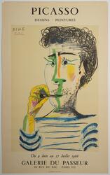 Picasso Galerie Du Passeur 1966 [Utstillingsplakat]