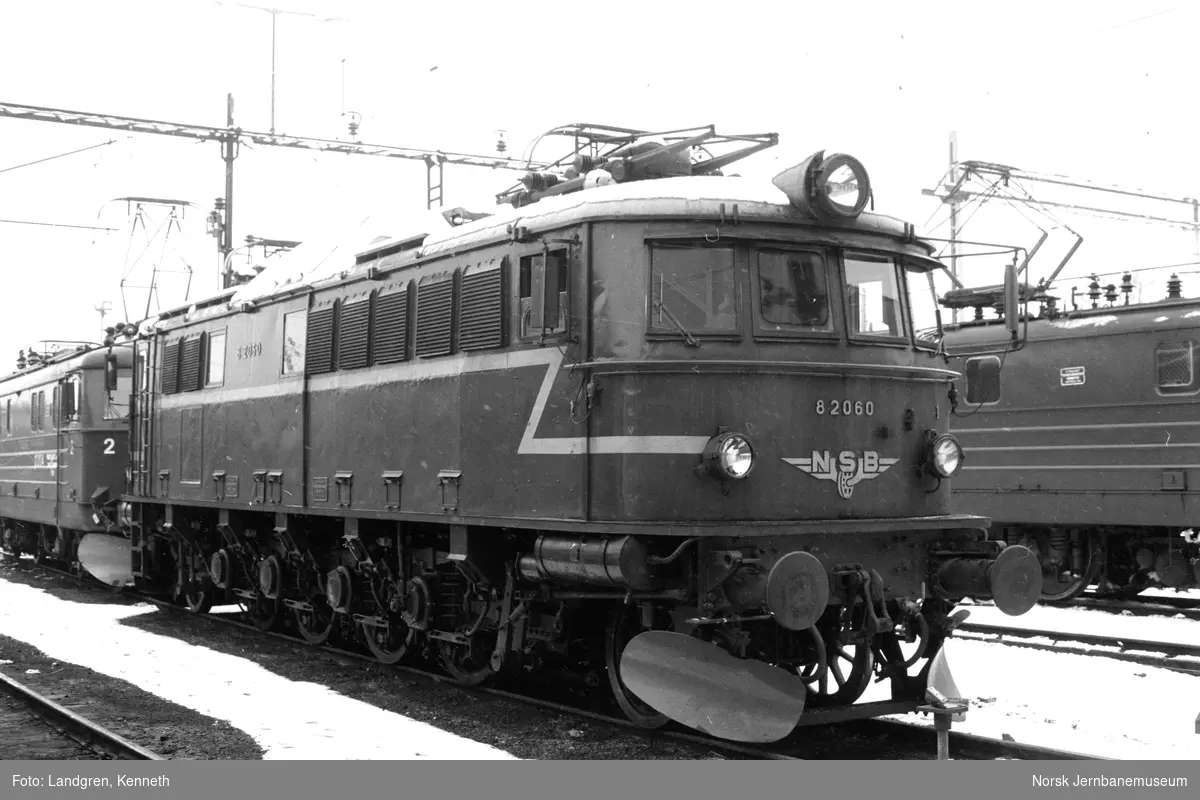 Elektrisk lokomotiv El 8 2060 på Filipstad
