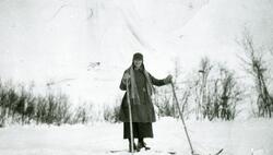 Kirsti Lokreim på skitur
