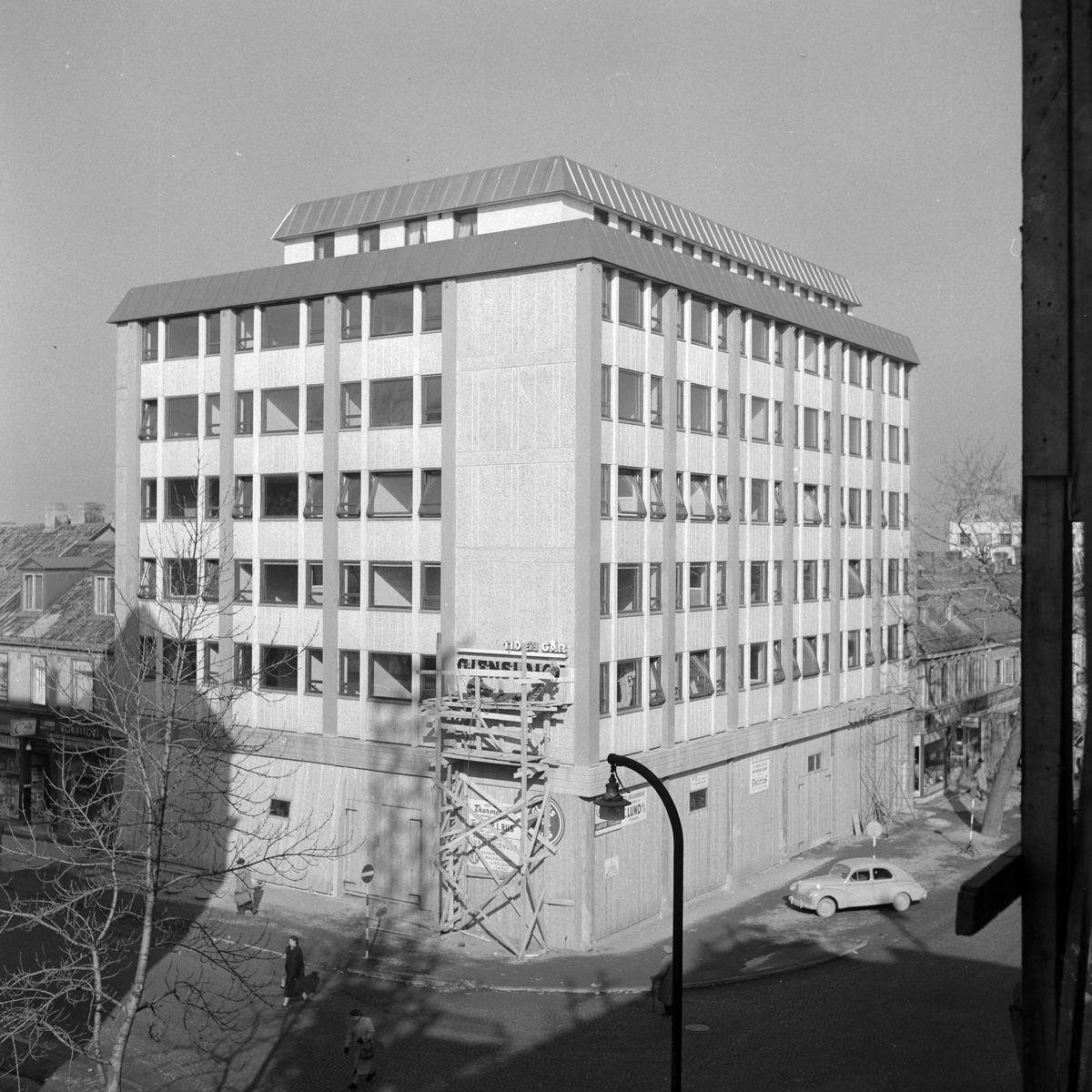 Gjensidigegården og Trønderheimen under oppføring - Sverresborg ...