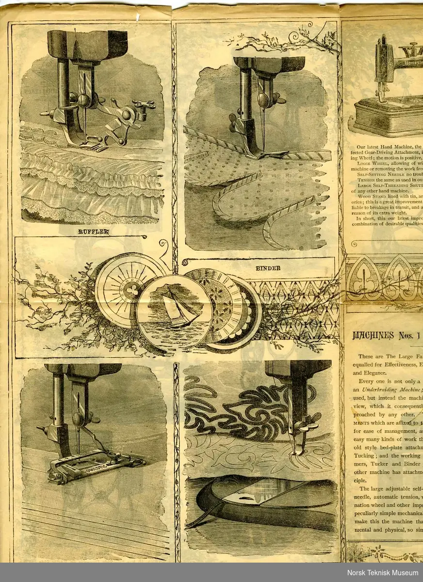 Reklame, New American Sewing Machine