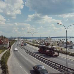 Sjølyst-veien langs Frognerkilen, ult. juni 1974