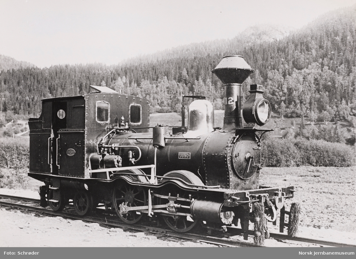 Rørosbanens damplokomotiv type VI nr. 12 "Juno"