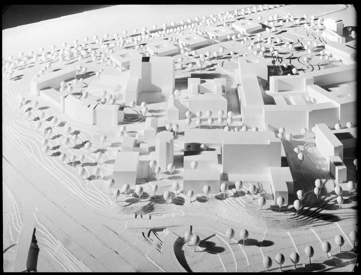 KAROLINSKA SJUKHUSET, MODELL ArkDes / DigitaltMuseum