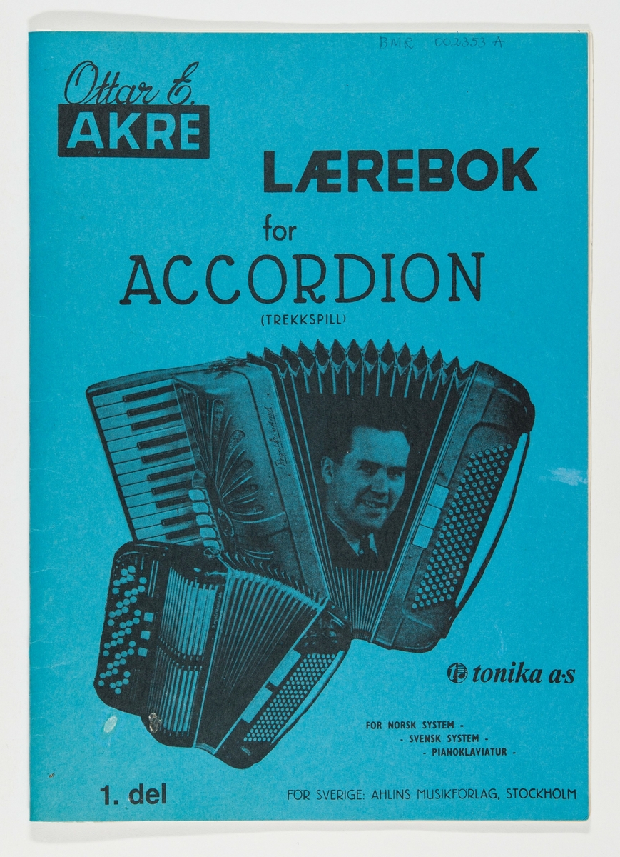 Lærebok for accordion, 1.del.