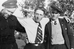 1932. Fra venstre: Ole Berg, Arne Olsen og Andor Israelsen.