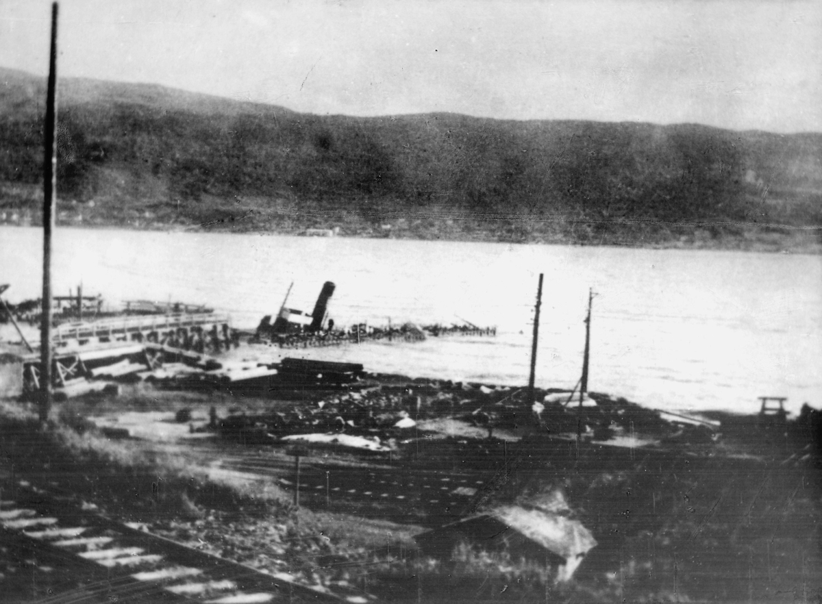 krigen, Narvik havn, eksteriør