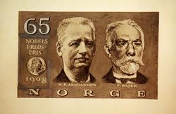 Postmuseet, frimerker, tegning, NK 615, 10. desember 1968, N