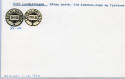 Stempelkatalog 6764 Levdalsbygda, Måløy, Eid, Sogn og Fjorda