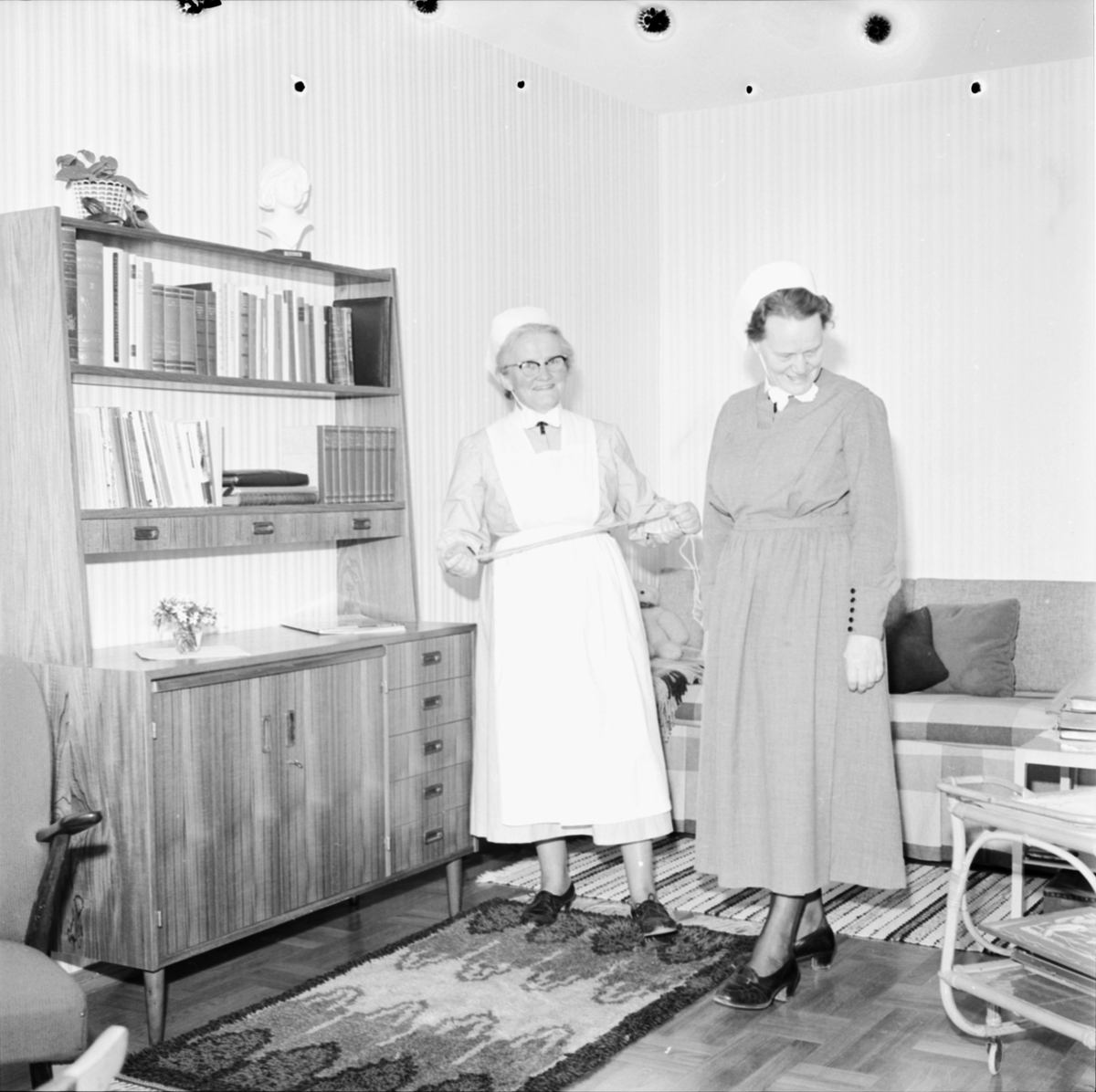 Pensionärshem - "modernt på Kungsängsgården", Uppsala 1961