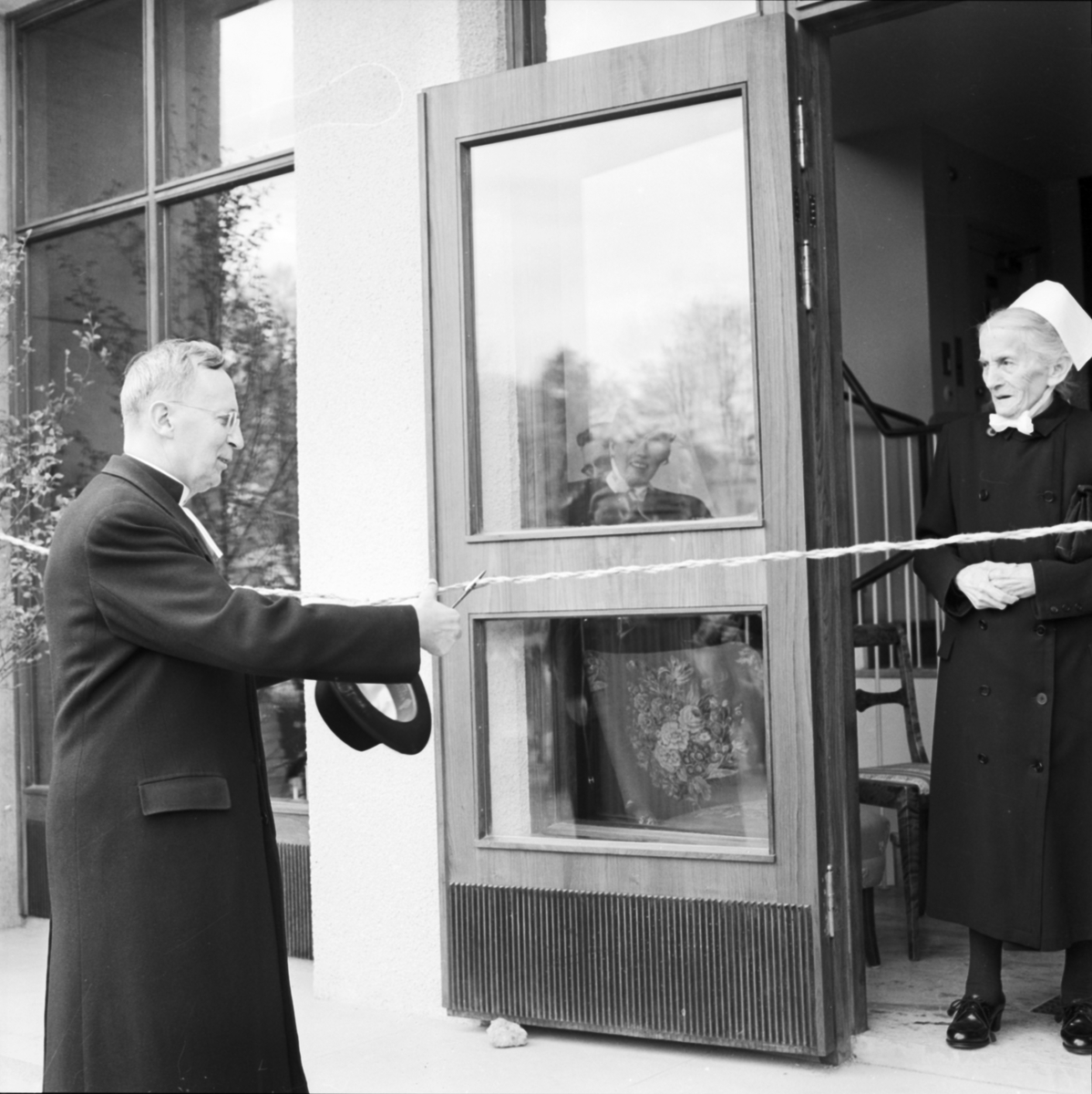 Invigning av Samariterhemmets nya pensionärshem Kungsgården, Uppsala 1961